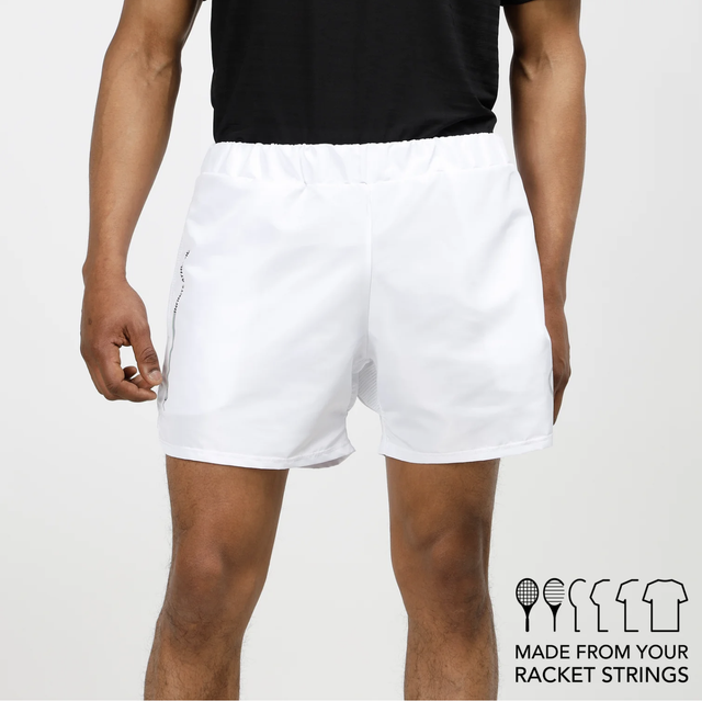 #Zip ∞Athletic Men's White Ultramesh Shorts 