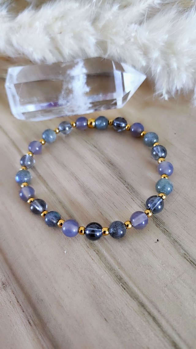 Bracelet "Stabilité" Agate et Labradorite