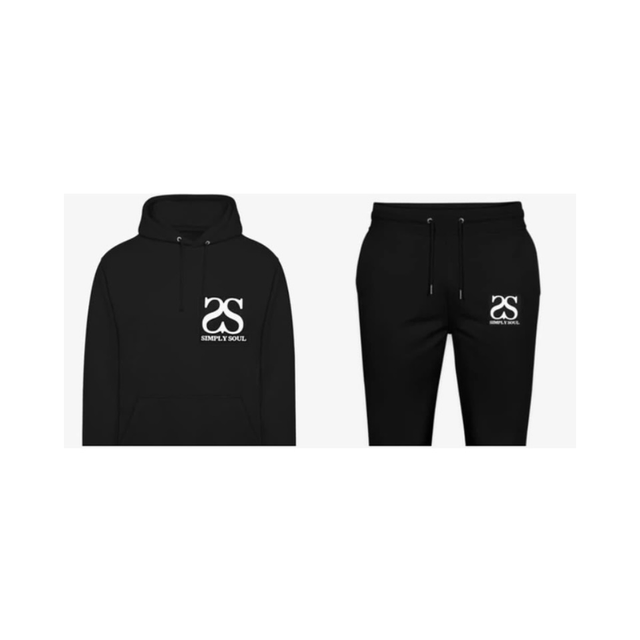 Simply Soul Black Tracksuit 
