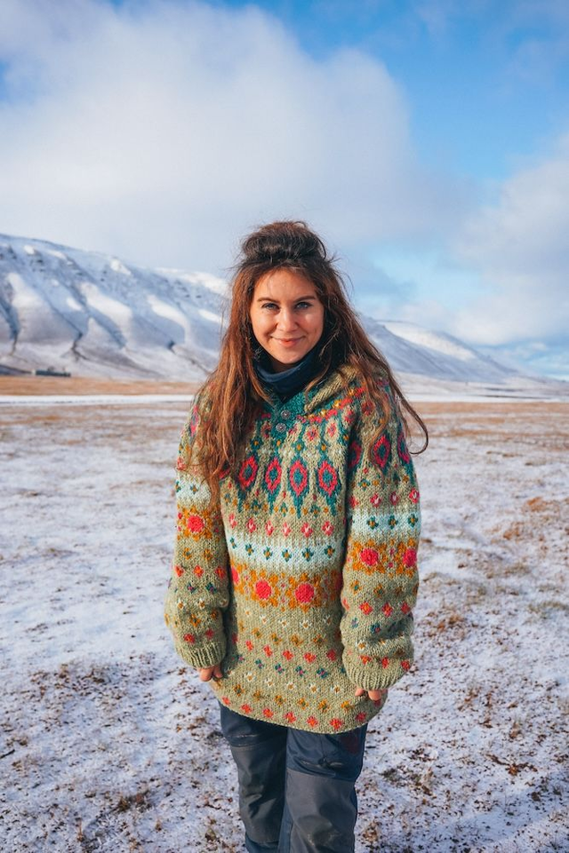 Kathmandu Polar Sweater Kit - Col 07 (Bleached Lime Troll) - Wool &amp; Pattern - Linka Neumann