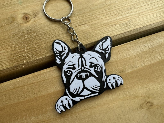 French Bulldog Keychain