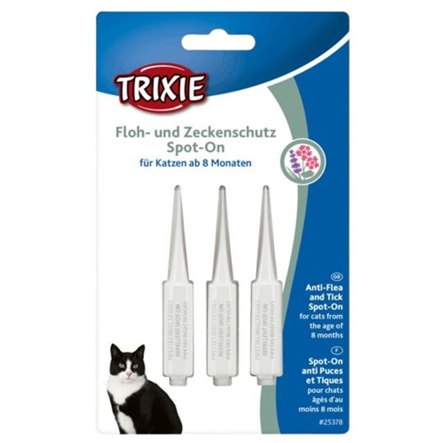 Protection anti-tiques et puces Spot-On chats