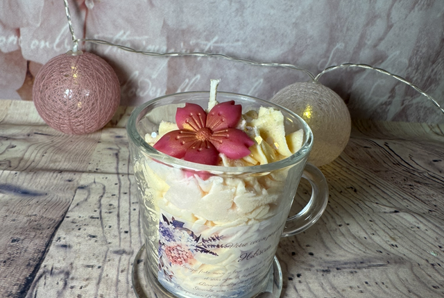 Bougie exquise hibiscus