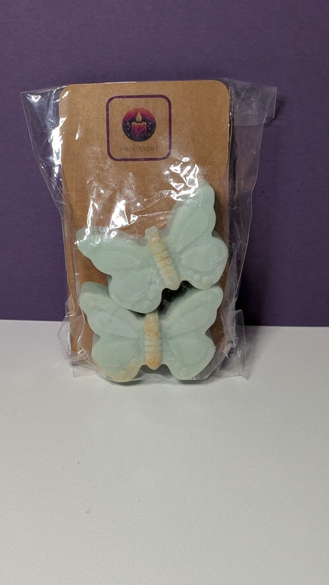 Fondant parfumé en cire de colza – Double papillon