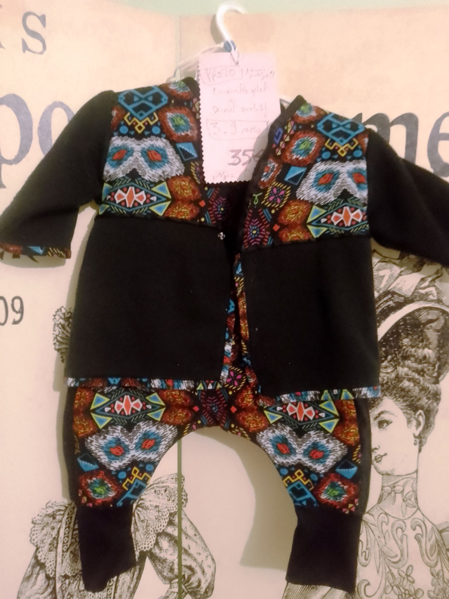 [Destockage proto] Ensemble gilet et sarouel 0-1 ans