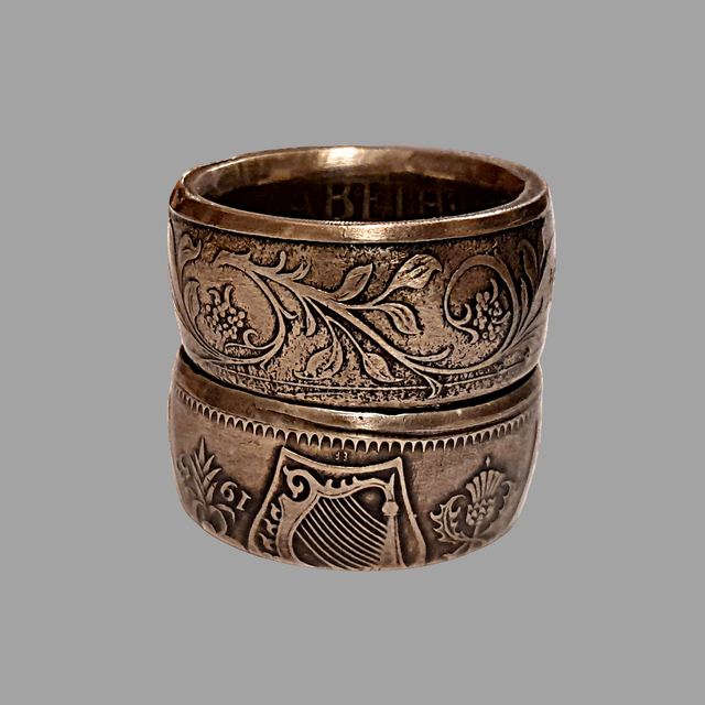 RESERVED FOR KEVIN! British Silver Jubilee Coin Rings 