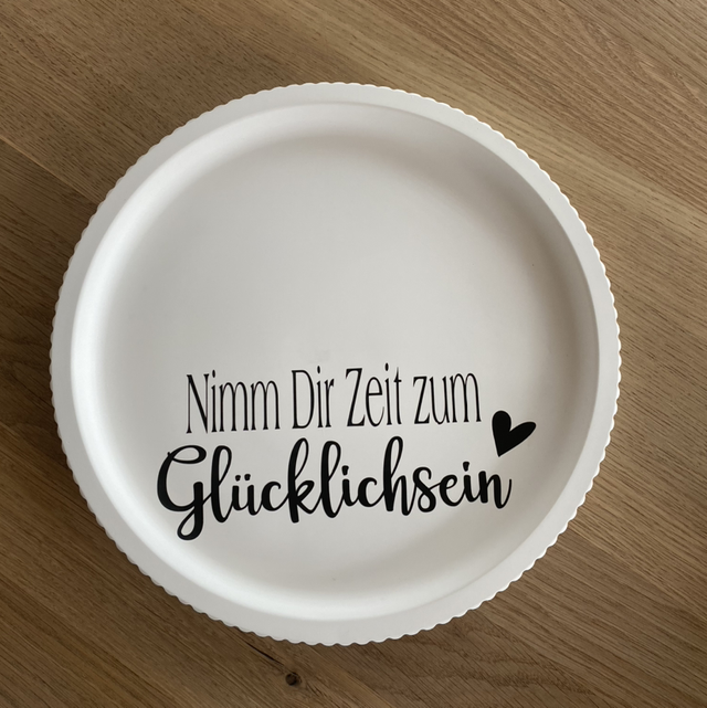 Deko-Teller - gerillt