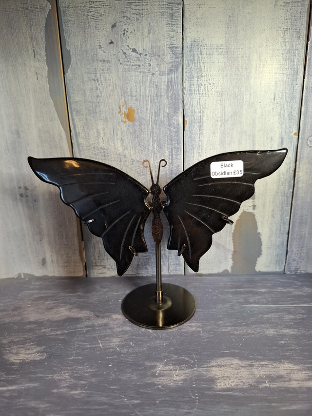 Black Obsidian Butterfly 