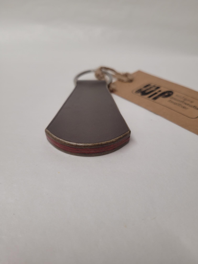 Large Leather Fan Key Fob - Coover - ML-002