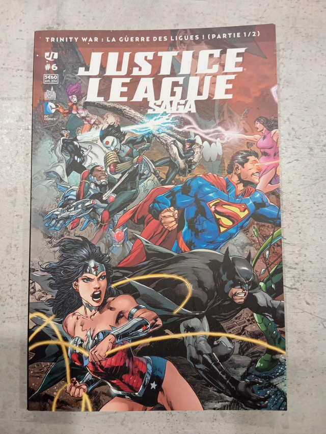Comics justice league saga #6