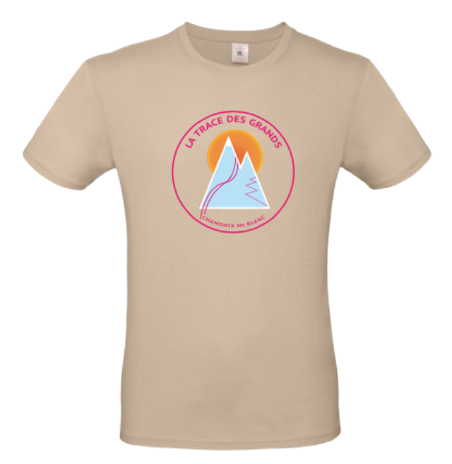 T -Shirt TDG Sand Logo Rose Vintage