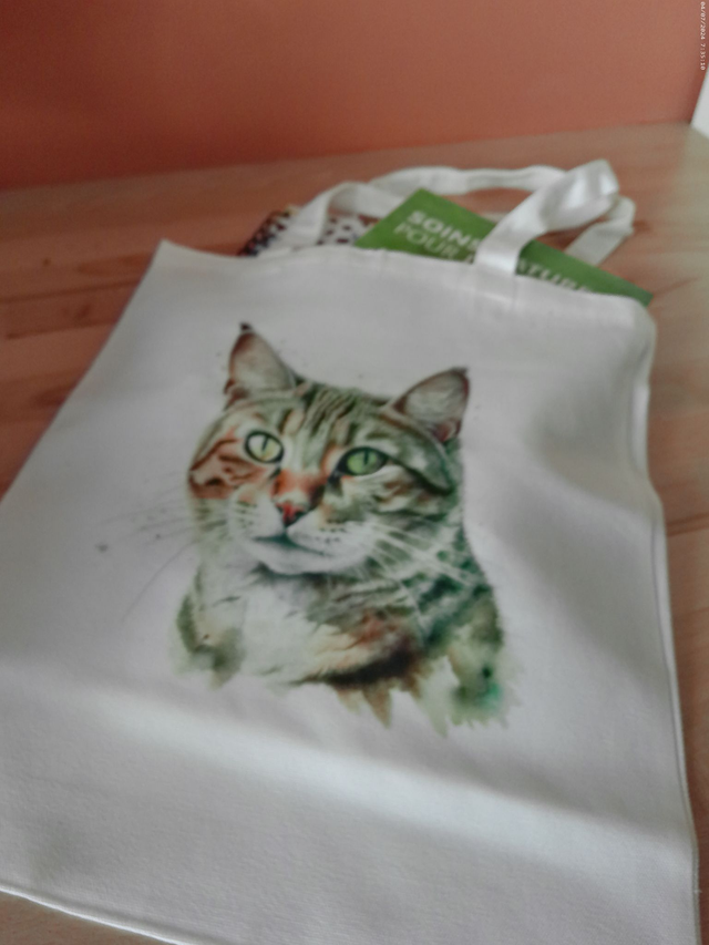 Sac - Tote bag chat tigré