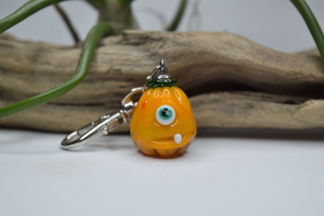 PORTE CLÉ CITROUILLE CYCLOPE