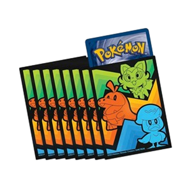 Paldea Evolved: Sprigatito, Fuecoco & Quaxly Sleeves - Fundas