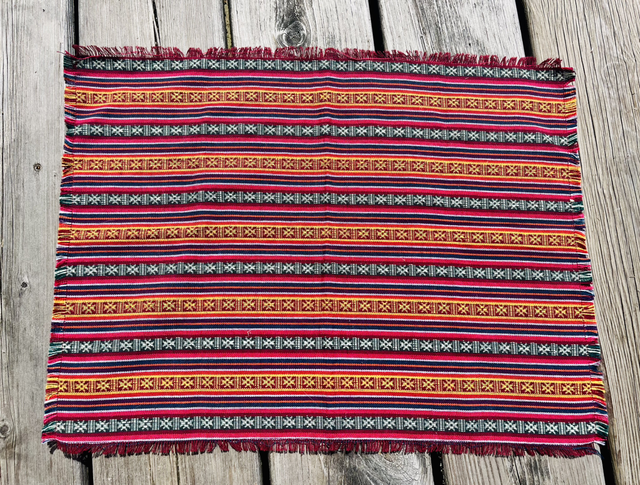 Tissu motif Chamanique en coton pour autel