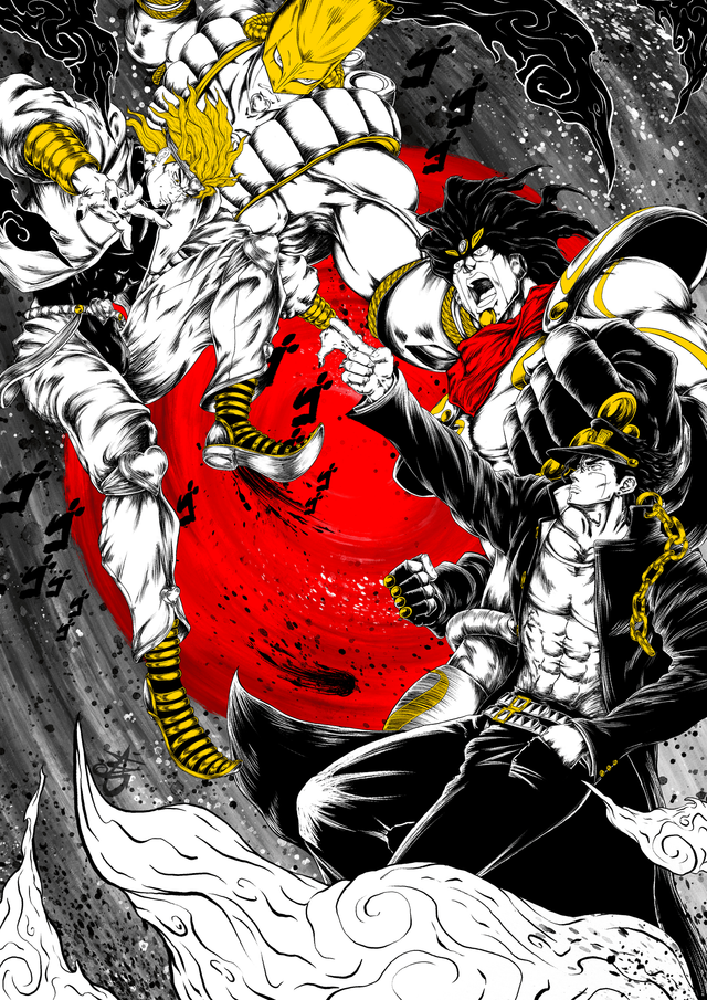 Jojo - Jotaro Vs Dio