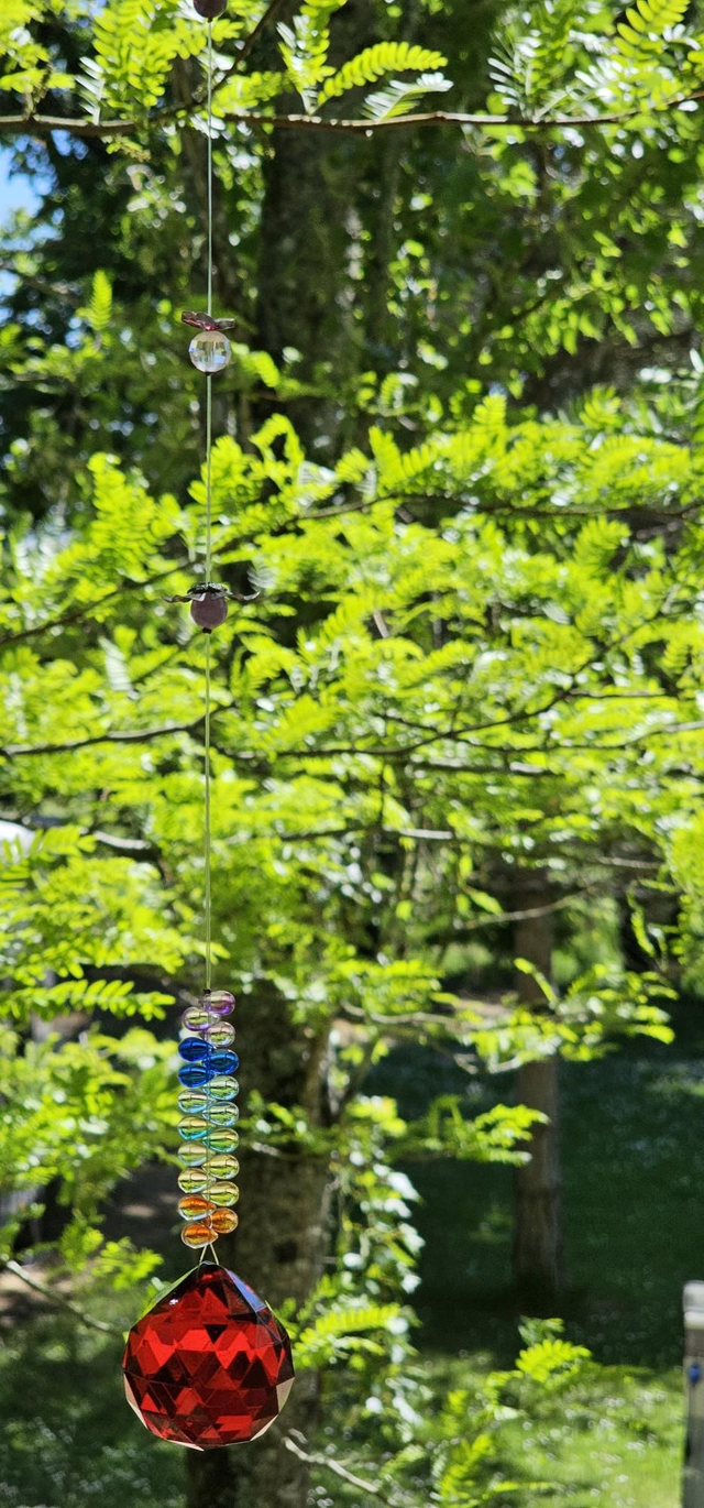 Attrape-soleil Fleurs chakras – Création Vibratoire