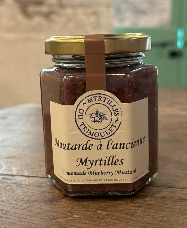 Moutarde à l'ancienne Myrtilles