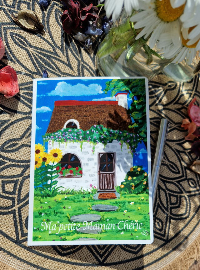 - Carte Rêve champêtre - (avec enveloppe)