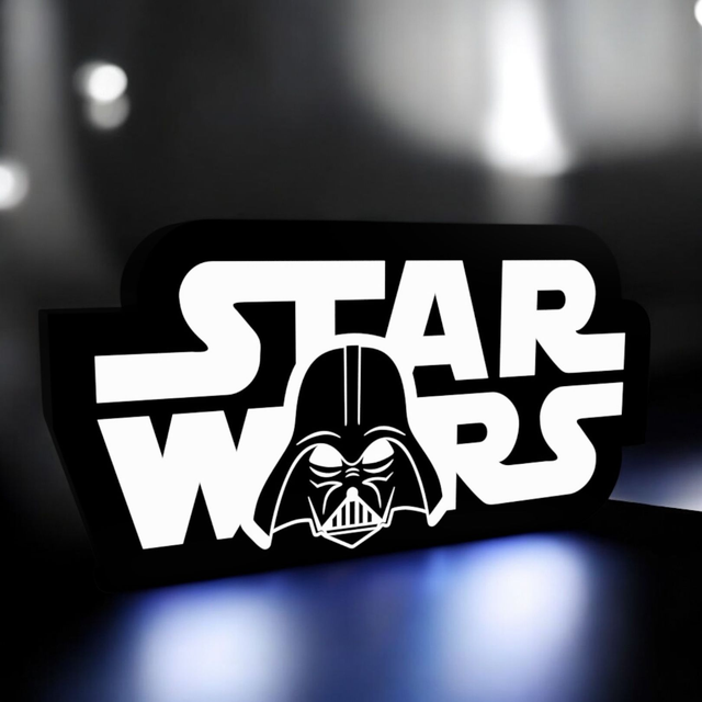 Lampe 3D Star Wars LED - Que la lumière soit avec toi ! 