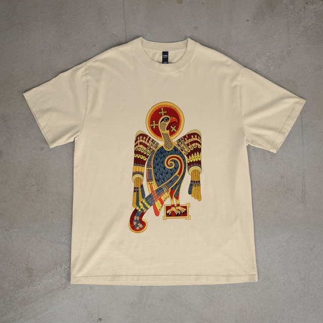 St. John as an Eagle from the books of Kells (800 AD)