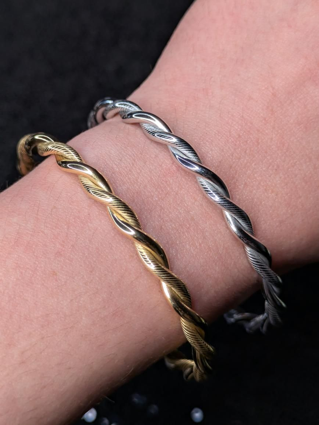 Bracelet jonc ciselé 