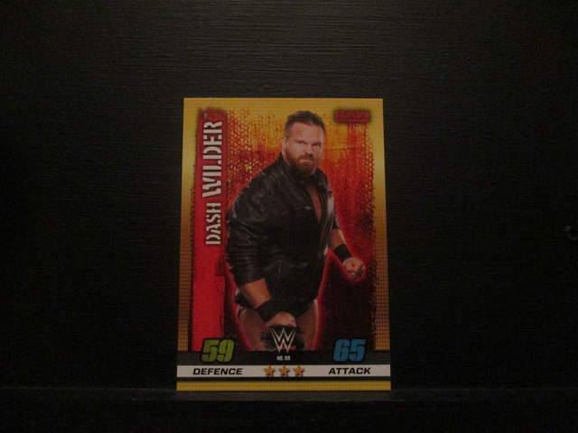 Dash Wilder - Raw Slam Attax 10th Edition Original Trading Card #98