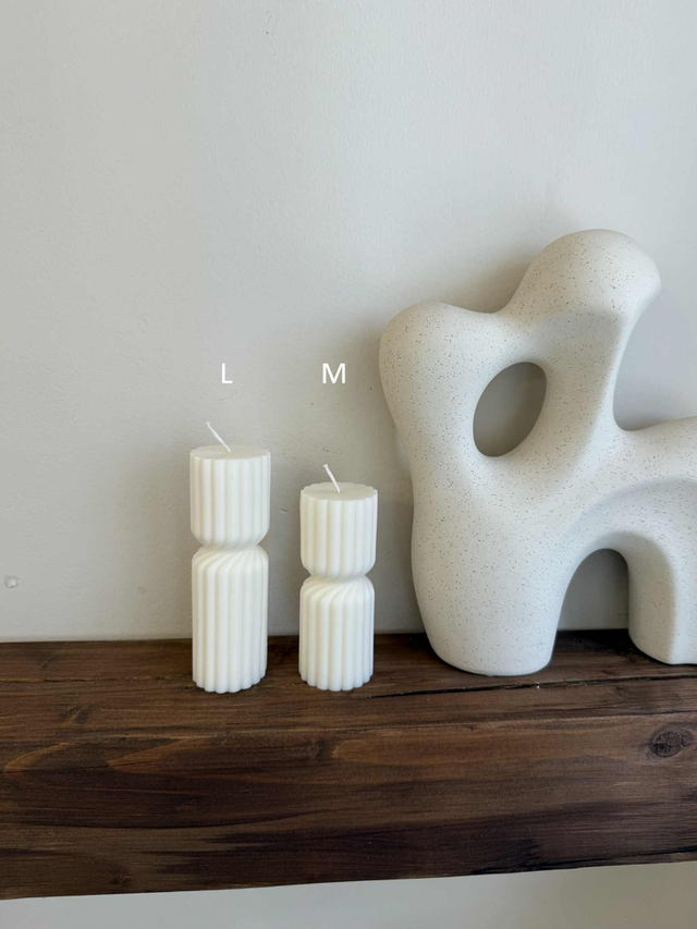 Spiral szójagyertya M méret