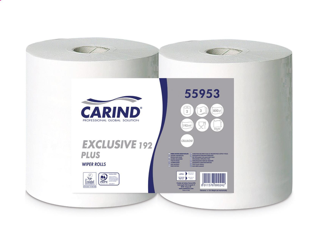 Rotoli di carta 800 strappi 3 veli bianca 