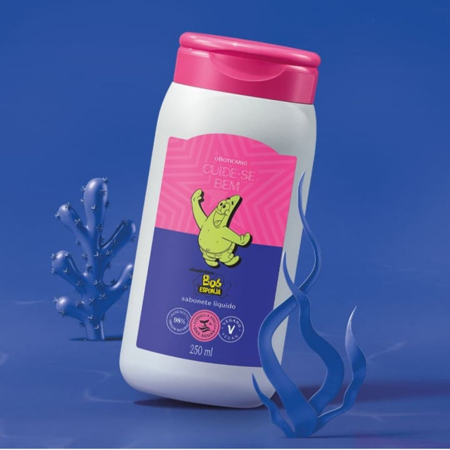 BOB ESPONJA SABONETE LIQUIDO 250ML