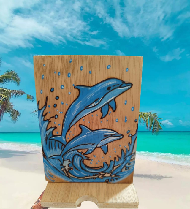 SUPPORT DE CHARGE TÉLÉPHONE DAUPHINS