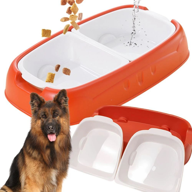 Gamelle double pour chien et chat