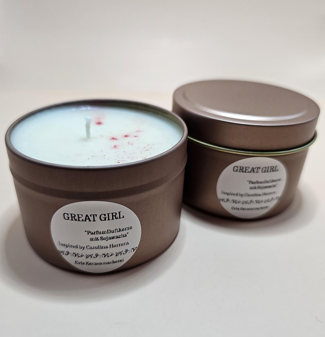 Parfumduftkerze "Great Girl" / inspired by Carolina Herrera