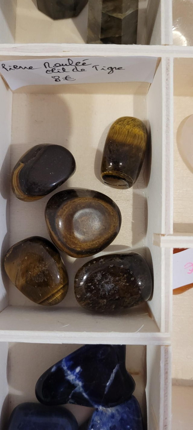 Oeil de tigre pierre roulée 