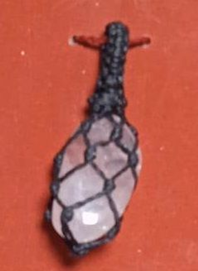 quartz rose (pendentif) 