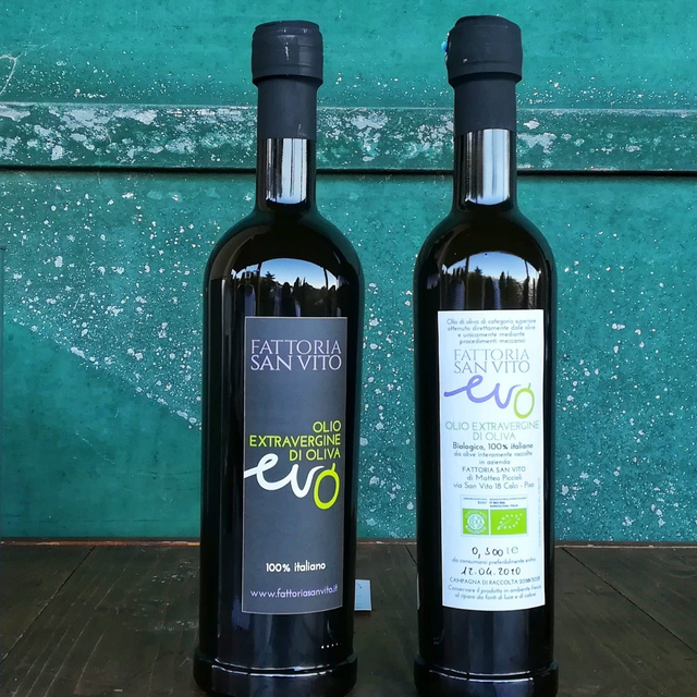 Olio EVO extravergine di oliva biologico 0.750lt campagna 2024-2025