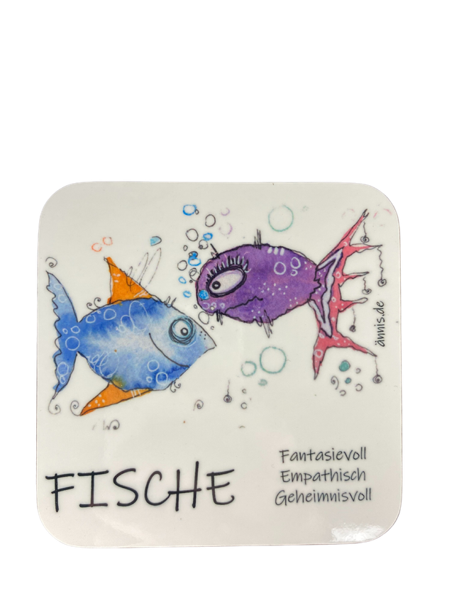 Untersetzer "Sternzeichen - männliche Fische"
