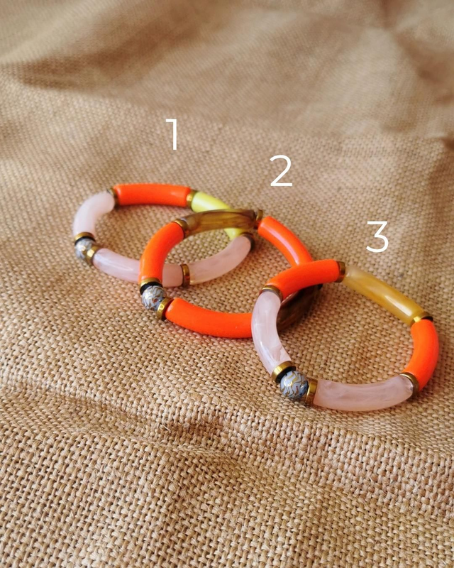 Bracelets orange Taille S