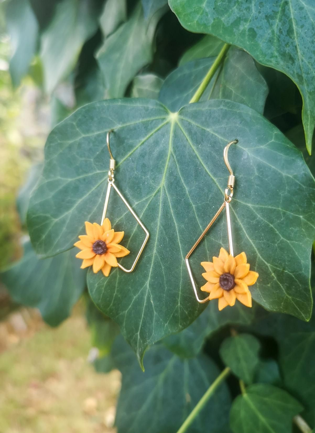 Collection Florale Vent d'automne - Boucles d'oreilles Linda