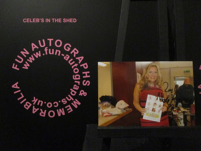 Nicole Faraday Authentic Autographed 6x4 Our Facing Photograph (X)