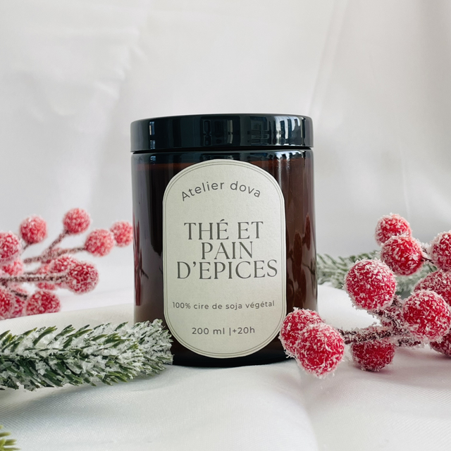 Thé et pain d’épices Bougie parfumée