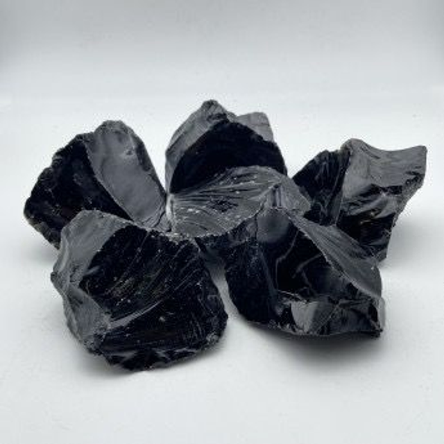 PIERRES BRUTES - OBSIDIENNE NOIRE