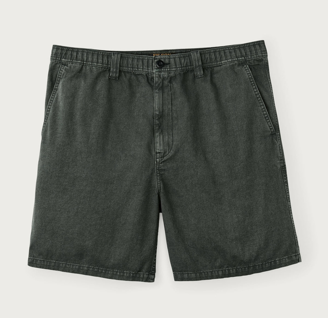 Filson Oakville Canvas Shorts Gravel