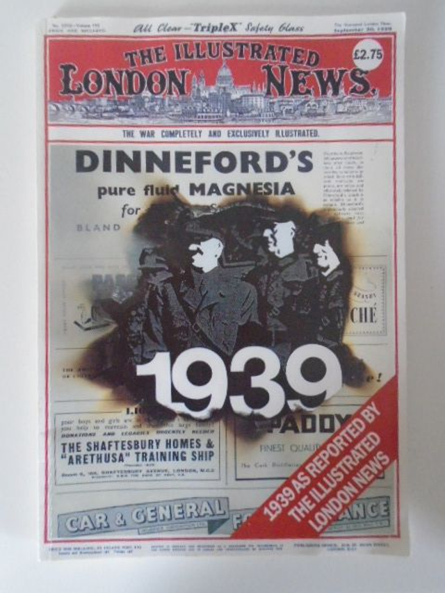  ILLUSTRATED LONDON NEWS 1939 MODERN REPRINT
