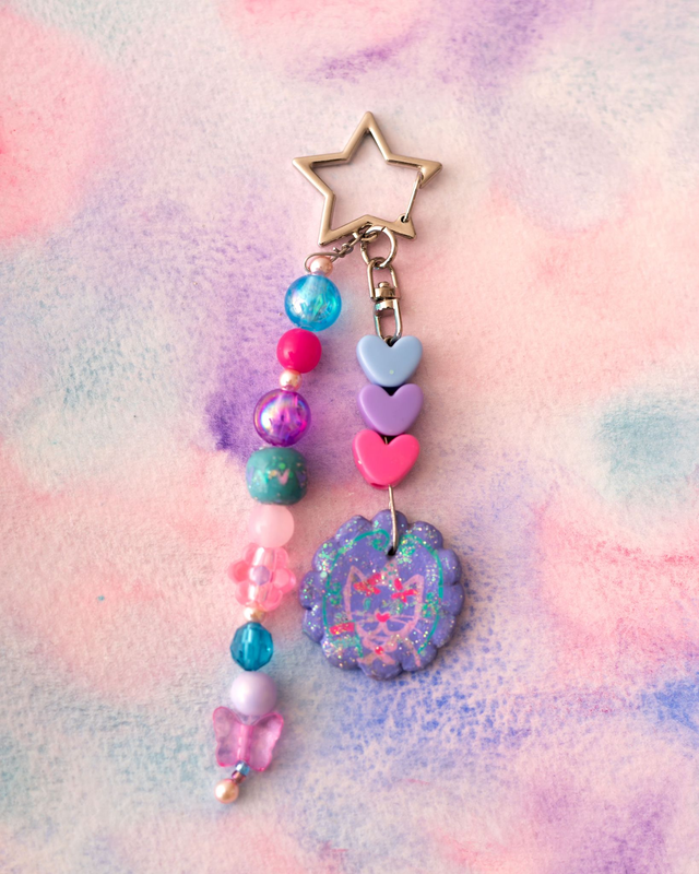 [Trucs en argile] Porte clés "Bi cutie"