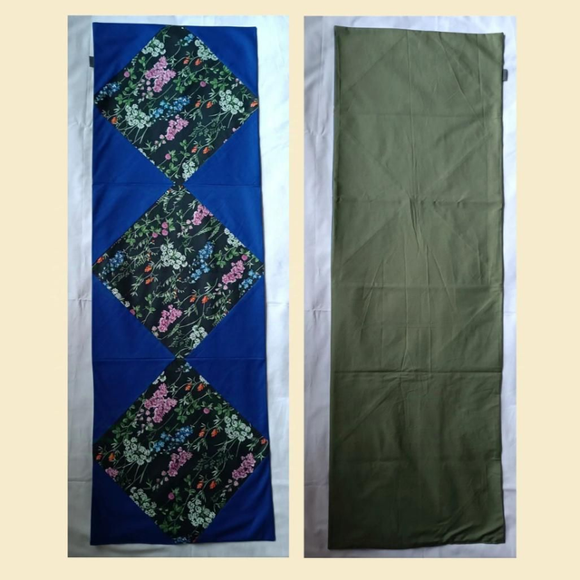 Tischläufer, wendbar, einseitig Patchwork, 40×120cm