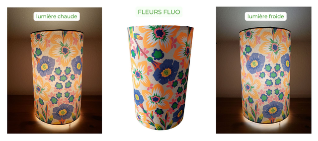 Lampe d’ambiance en papier – Taille S ou M – Divers motifs