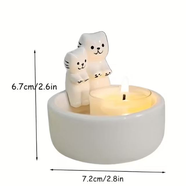 LumiPaw Cat Tea Light Candle Holder