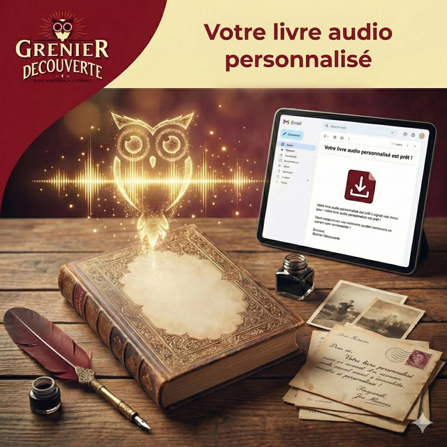 Livre vidéo audio personnalisé
