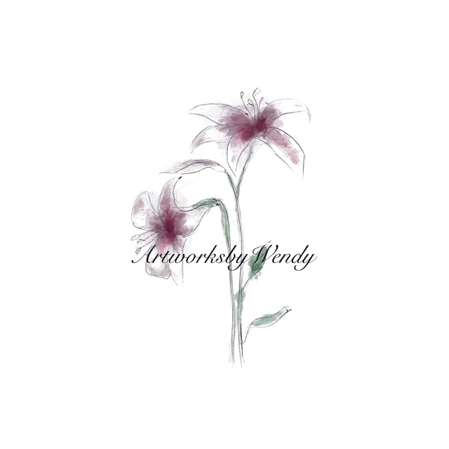 Lilies Watercolour